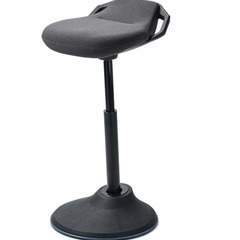 サンワダイレクト スタンディングチェア 昇降式（60～84.5cm） 150-SNCERG22BKの画像