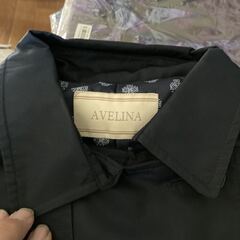 AVELINA アヴェリーナ ツイル 素材 トレンチコート LL 新品 未使用 コート ネイビー アウター 撮影のため開封の画像