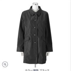 Provador プロバドール 撥水 防汚 マルチ 機能性 ステン カラー コート レディース LL 新品 未使用 ブラック 黒の画像