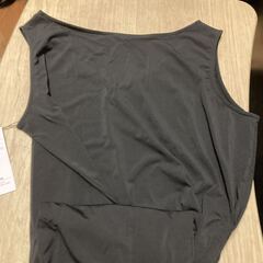 Anne Coquine アンコキーヌ 強熱 カットソー 2Way マキシ ワンピース 新品 未使用 ブラック Lの画像