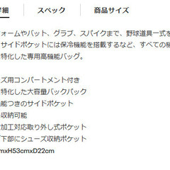 UA アンディナイアブル バックパック 40Lの画像