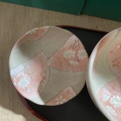 市田ひろみ お盆 箸 茶碗 小皿 セット 4セット 和食器 茶器 陶器 陶器製 皿 セット 未使用の画像