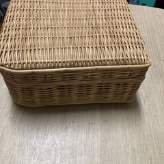 詳細不明 藤 ラタン バスケットの画像