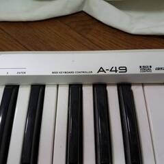 Roland ローランド A-49 MIDIキーボード コントローラー 49鍵盤 通電確認のみの画像