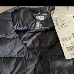 UNIQLO PUFFTECH メンズベスト L ネイビーの画像