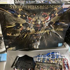 MG 1/100 機動戦士 ガンダム SEED シード ストライク フリーダム MGEX プラモデル ガンプラ 組み立て途中 箱痛みの画像