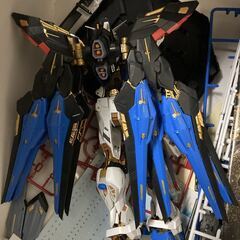 MG 1/100 機動戦士 ガンダム SEED シード ストライク フリーダム MGEX プラモデル ガンプラ 組み立て途中 箱痛みの画像