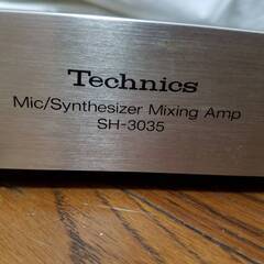 Technics　テクニクス　マイク シンセサイザー ミキシングアンプ　SH-3035　通電確認のみの画像