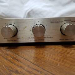 Technics　テクニクス　マイク シンセサイザー ミキシングアンプ　SH-3035　通電確認のみの画像