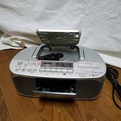 TOSHIBA 東芝 SD/CDラジカセ TY-CDX7 不具合があるためジャンクにての画像