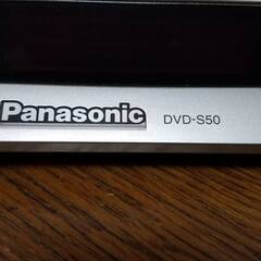 Panasonic パナソニック DVDプレイヤー DVD-S50 本体のみ（リモコン、ケーブルなし）　不動のためジャンクにての画像