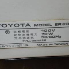 TOYOTA トヨタ ミシン MODEL ER831 簡易確認のみ　ジャンクにての画像