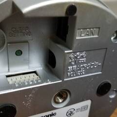 Panasonic　パナソニック　ネットワークカメラ　BB-HCM581　防犯カメラ　通電確認のみの画像