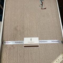 イブサンローラン YVES SAINT LAURENT YSL キルトケット カラー 肌掛け 毛布 新品 未使用 箱痛み、書き込み等有りの画像