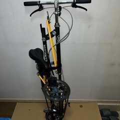 引き取り限定　折りたたみ自転車　3段変速　エクスウォーカー
の画像