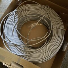 0.4 -2P ツイウチセン グ 電子ボタン 電話 ケーブル 200m 開封済み 残量不明 約2.5kg 蔵重電工の画像