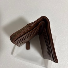 財布 メンズ 二つ折り財布 本革 牛革 多機能 大容量 カード10枚収納の画像