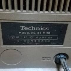 テクニクス Technics RS-M11G Pioneer カセットデッキ カセットプレーヤー 動作確認済み 難ありのためジャンクにての画像