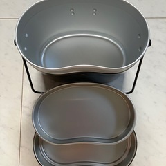 【新品】飯盒 はんごう メスティン 4合用？アウトドア キャンプ の画像