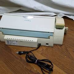 シャープ 電話ファックス機　fappy　UX-E205CL　親機のみ (子機なし） 通電確認のみの画像