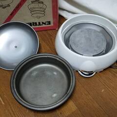 ENTRE アントレー 着脱式 電気 グリルパン 温度調節器付 MGP-1051T グリル鍋 動作確認済みの画像