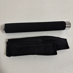 伸縮式護身棒 3段 護身用スティック トレッキングポール 自己防衛 緊急ツールの画像