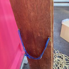 詳細不明 壁掛け 鏡 全身 姿見 ウォールミラー ヴィンテージ レトロ 木枠 昭和 アンティーク ミラーの画像