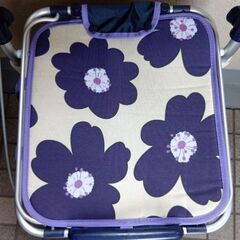 花柄アルミワイヤーカート（インナーバック付）の画像