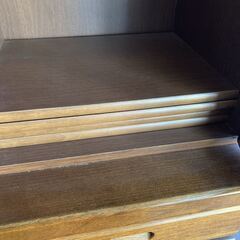 詳細不明 昭和 レトロ アンティーク 棚 食器棚 キャビネットの画像