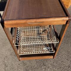 あげます キッチン サイド ボード カート ワゴンの画像