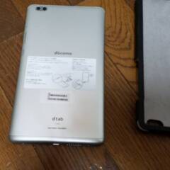 dtab Compact d-02K ドコモ 32GB ケース付き リセット済みの画像