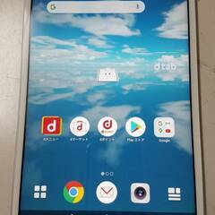 dtab Compact d-02K ドコモ 32GB ケース付き リセット済みの画像