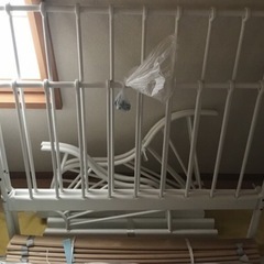 IKEA伸縮ベッド　シングル　値下げ不可　可愛いベッドの画像