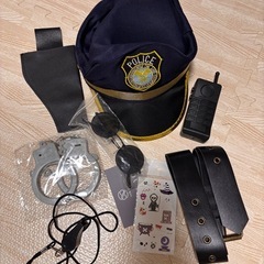 キッズ警察官コスプレ sサイズの画像