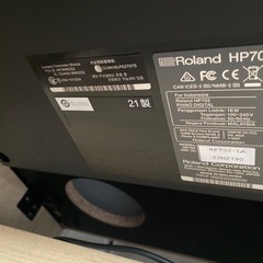 超お薦め品‼️美品‼️BlueToothAUDIO搭載‼️ローランド 電子ピアノ HP702-LA 2021年の画像