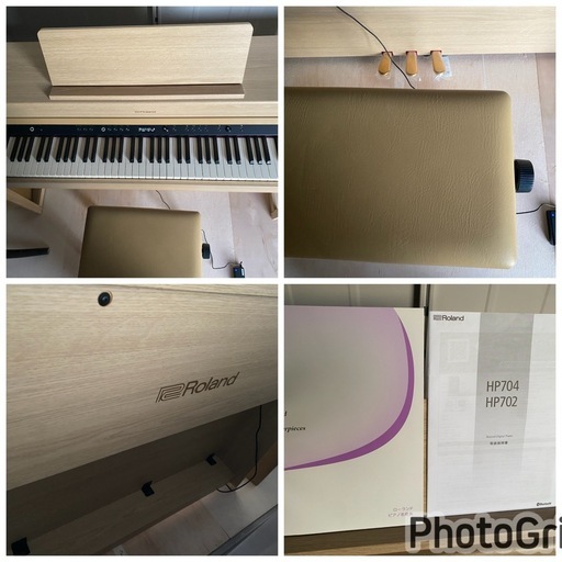 超お薦め品‼️美品‼️BlueToothAUDIO搭載‼️ローランド 電子ピアノ HP702-LA 2021年