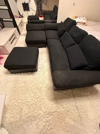 急募
オットマン付きソファー中古