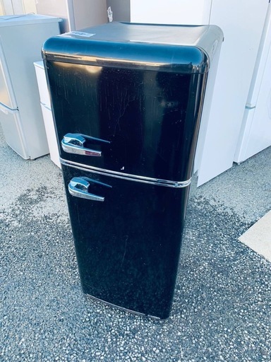 ♢A-Stage 注文 2ドアレトロ冷凍冷蔵庫【2019年製】WRE-2115K