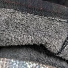 裏起毛チェック柄あったかパンツ68の画像