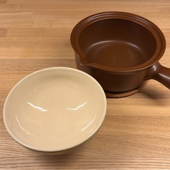 KINTO ほっくり　スープごはん鍋　緑　一人用鍋の画像