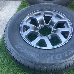 ジムニーシエラ JB74 純正タイヤホイール4本 走行6000km 美品の画像