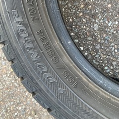 軽四用  155/65R14 4本 スタッドレスタイヤ　DUNLOP WINTER MAXXの画像