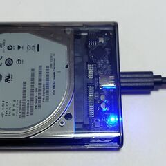 Seagate シーゲイト ST9500325AS 2.5インチ 500GB 外付けHDD USB3.0接続の画像