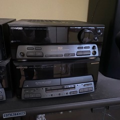 KENWOODステレオ➕台セット　中古の画像