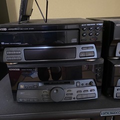 KENWOODステレオ➕台セット　中古の画像