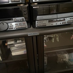KENWOODステレオ➕台セット　中古の画像