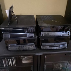 KENWOODステレオ➕台セット　中古の画像