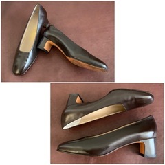 サルバトーレフェラガモ【23㎝位】パンプス☆クリーニングお手入れ済6345の画像