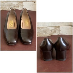 サルバトーレフェラガモ【23㎝位】パンプス☆クリーニングお手入れ済6345の画像