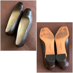 サルバトーレフェラガモ【23㎝位】パンプス☆クリーニングお手入れ済6345の画像